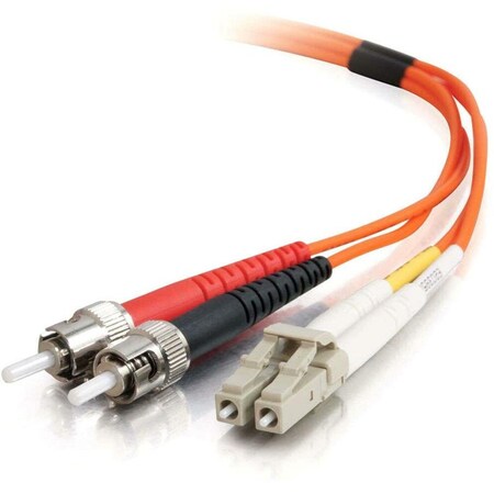 Legrand C2G 4M Lc-St 50/125 Om2 Duplex Multimode Pvc Fiber Optic Cable - 37403